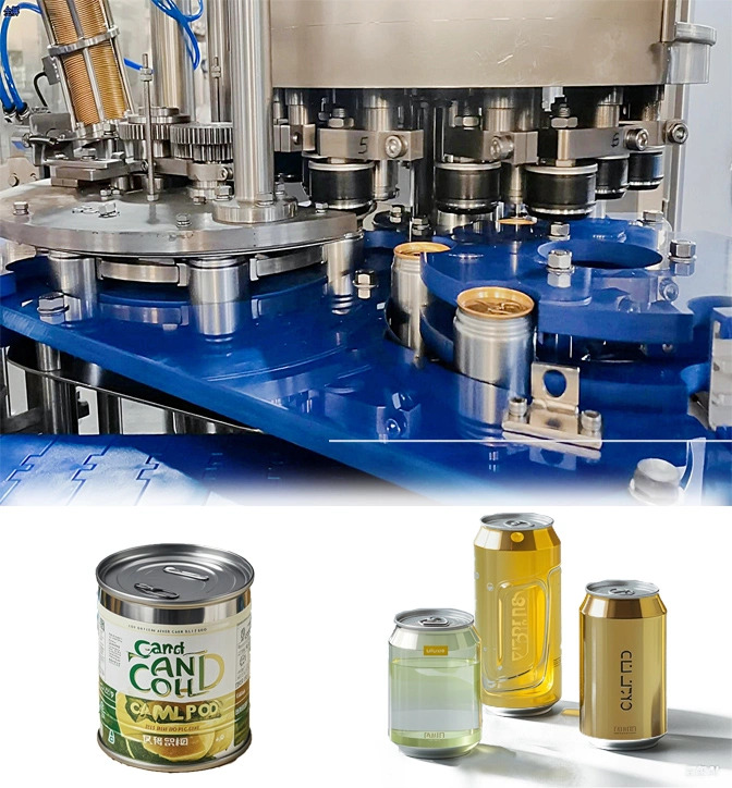 fully automatic custom liquid beer can filling machine production line